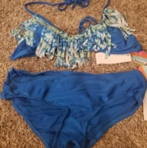 Free Raisens 2 Piece Swimsuit Denim Blue